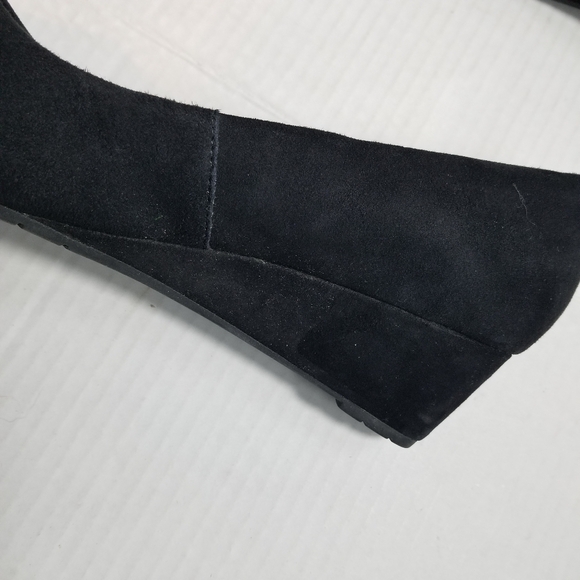 CLARKS ARTISAN WOMEN'S BLACK WEDGES SIZE 8.5 - Picture 10 of 15